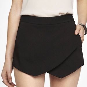 Express Black Asymmetrical Skort size 2